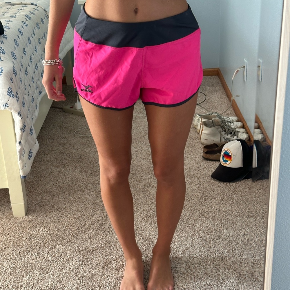 Mizuno pink shorts